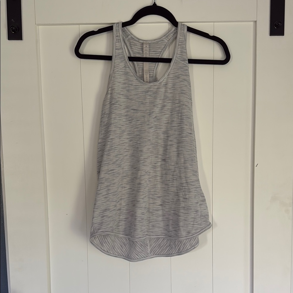 Lululemon Athletica Gray Sleeveless Tank Top
